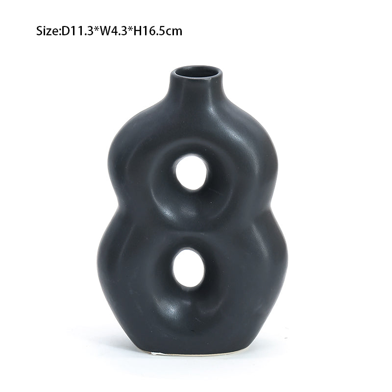 2024 Hot Sale Custom Home Decorative Decor Modern Nordic Flower Ceramic Vase