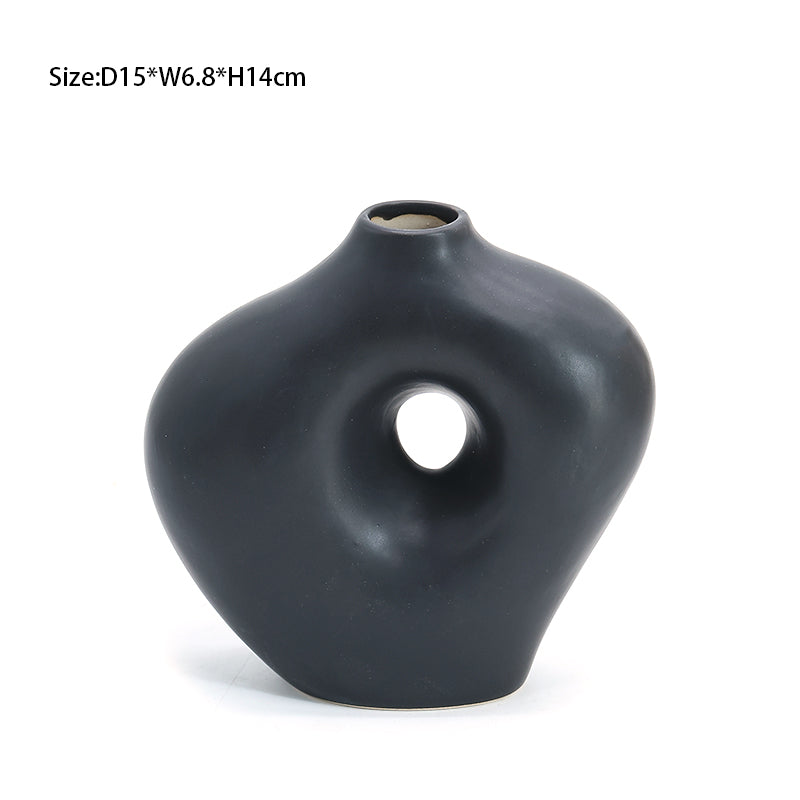 2024 Hot Sale Custom Home Decorative Decor Modern Nordic Flower Ceramic Vase