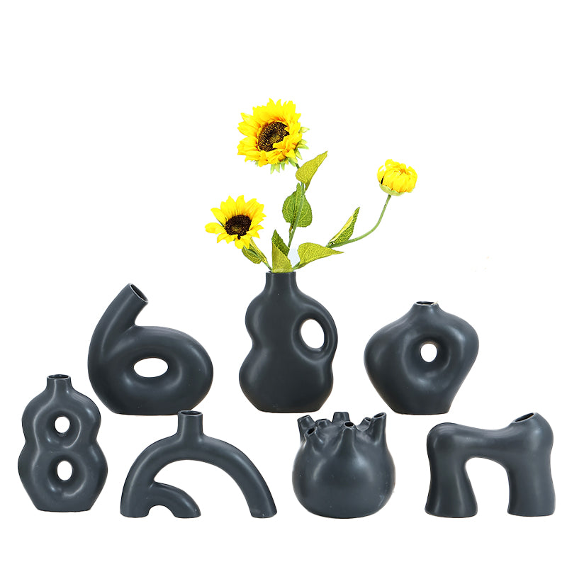 2024 Hot Sale Custom Home Decorative Decor Modern Nordic Flower Ceramic Vase