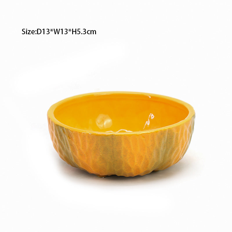 Pumpkin Cutlery Set Modern Kitchen Cutlery Set Luxury pumpkin shape pumpkin colour high quality ceramic
