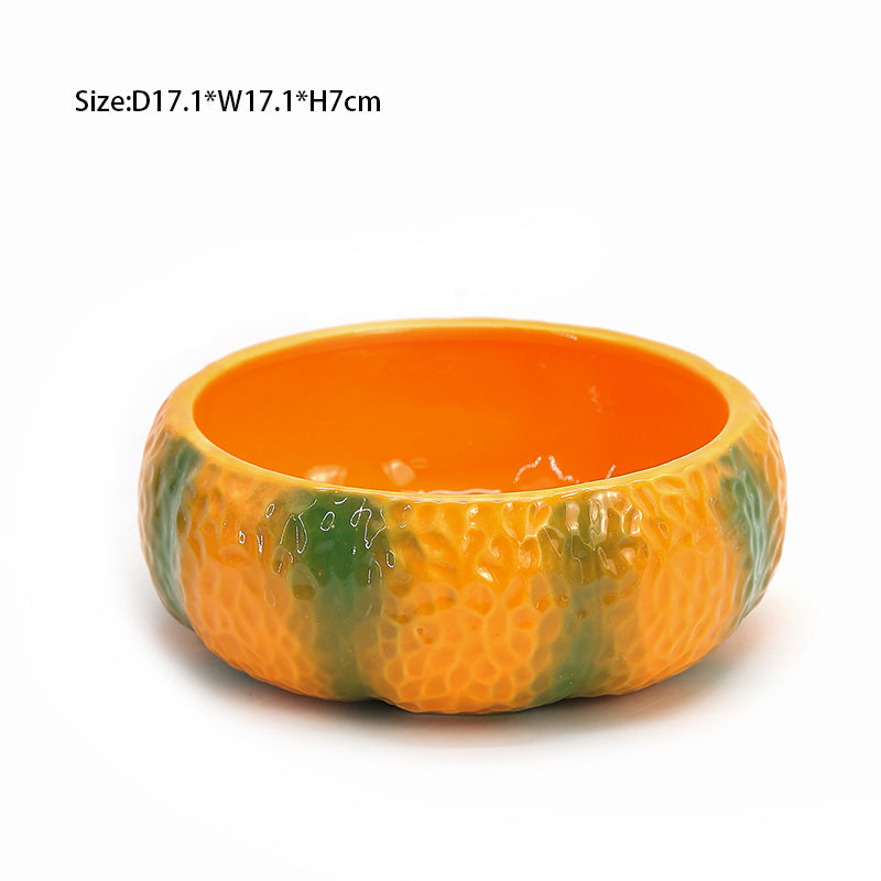 Pumpkin Cutlery Set Modern Kitchen Cutlery Set Luxury pumpkin shape pumpkin colour high quality ceramic