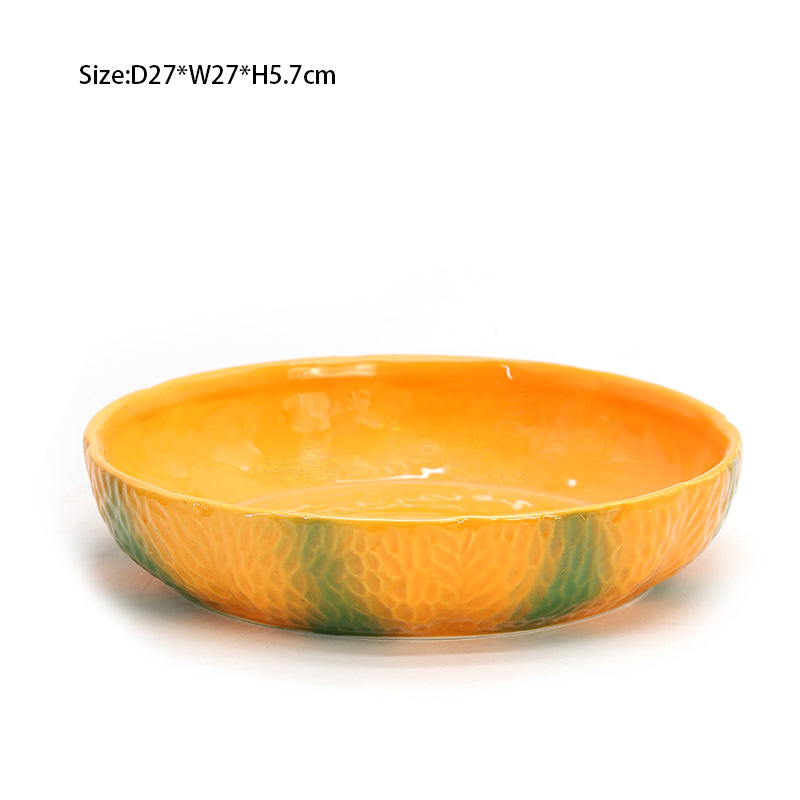 Pumpkin Cutlery Set Modern Kitchen Cutlery Set Luxury pumpkin shape pumpkin colour high quality ceramic