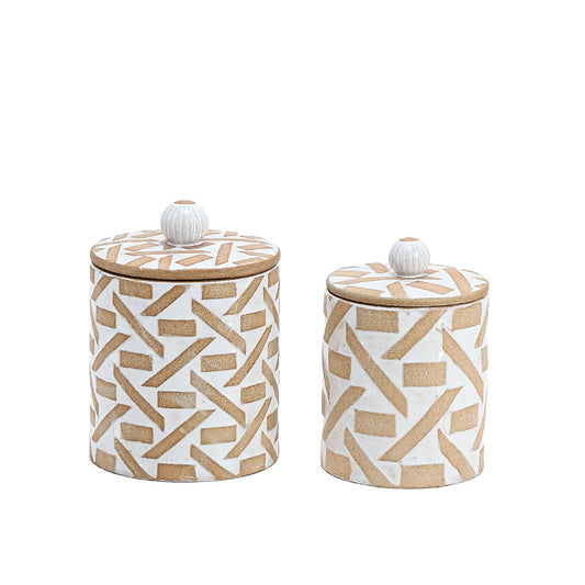 Custom Ceramic  Kitchen Cookie Candy  Storage Container Pottery  Coffee Tea Sugar Food  Storage Jar With Lids