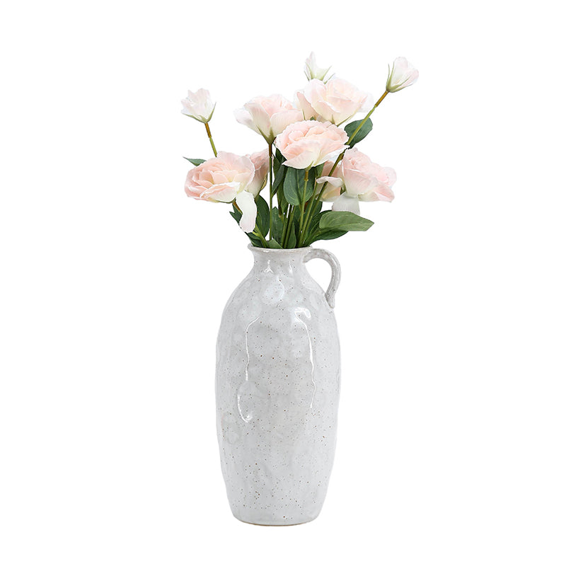 Ceramic vase  Scandinavian Modern Round Small Planter Ceramic Plant Flower
