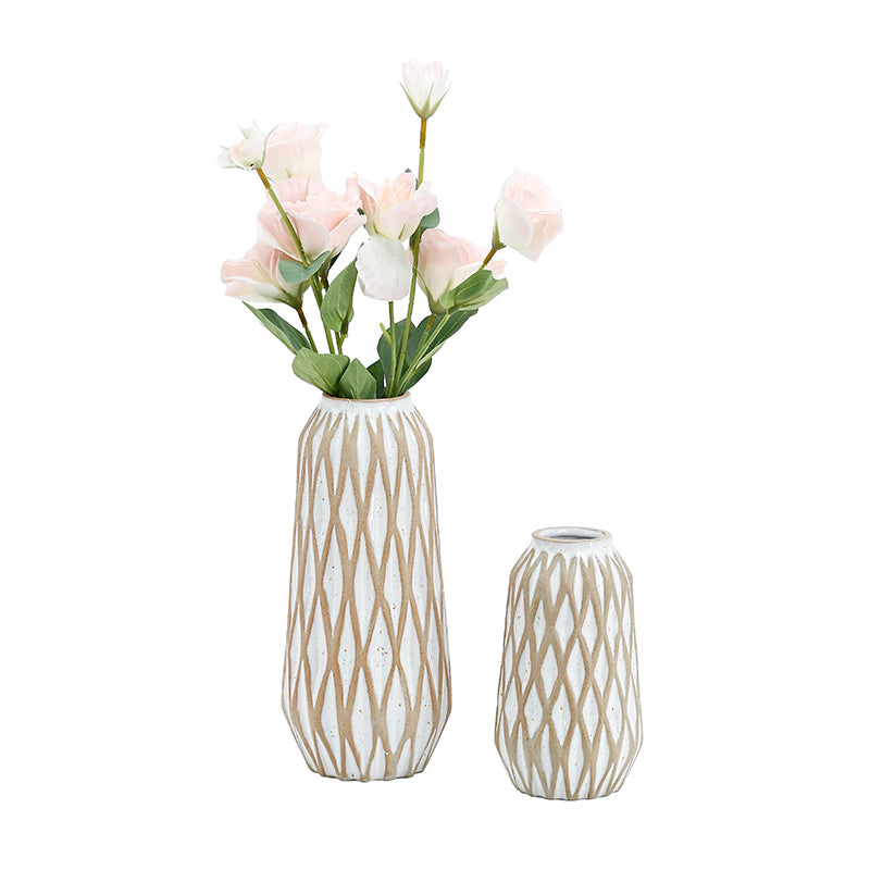 Ceramic vase  Scandinavian Modern Round Small Planter Ceramic Plant Flower