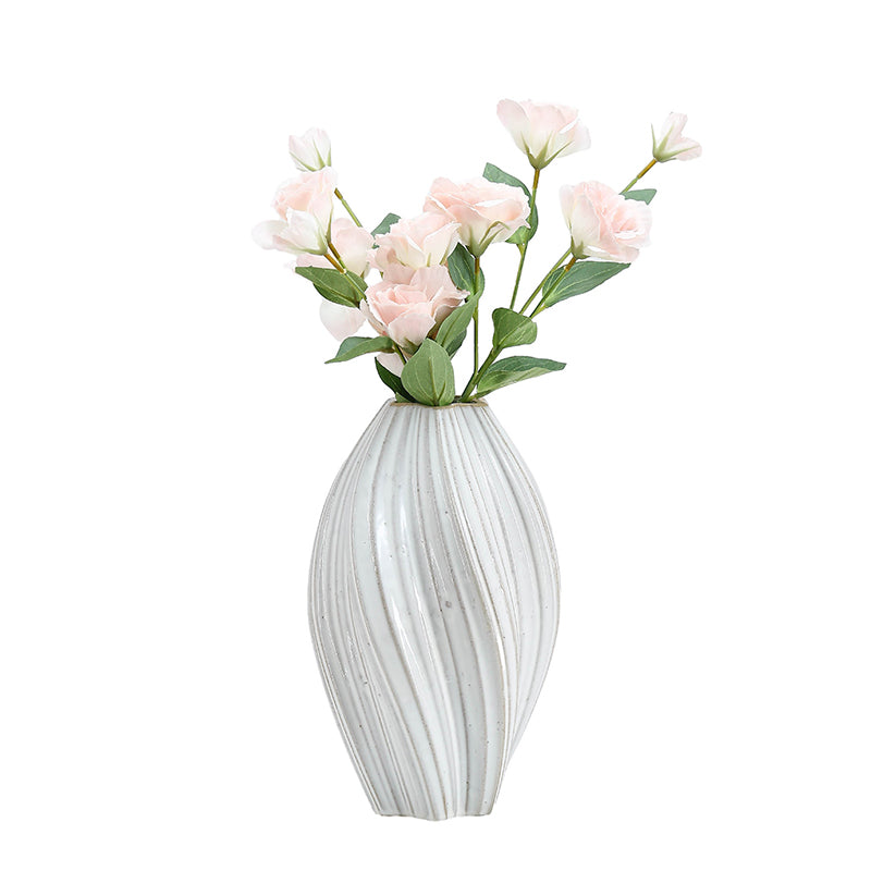Ceramic vase  Scandinavian Modern Round Small Planter Ceramic Plant Flower