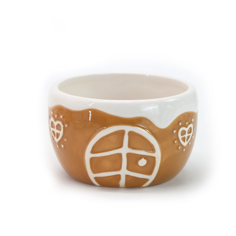 Ceramic Dinnerware Set Christmas Gingerbread House Series Ceramic Cups Ceramic Supplies Tableware Kitchenware
