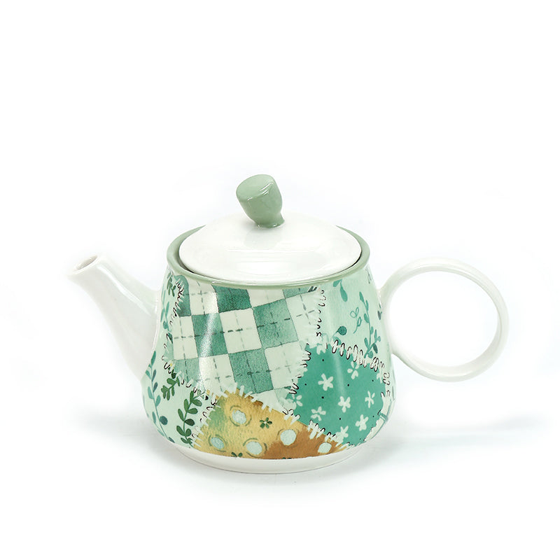 Ceramic Dinnerware Set Modern tableware green small fresh