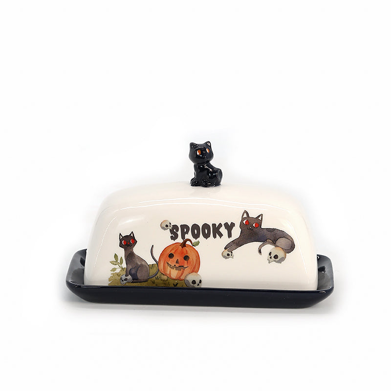 Ceramic Dinnerware Set Halloween Dinner Plate Cake Plate Kitchenware