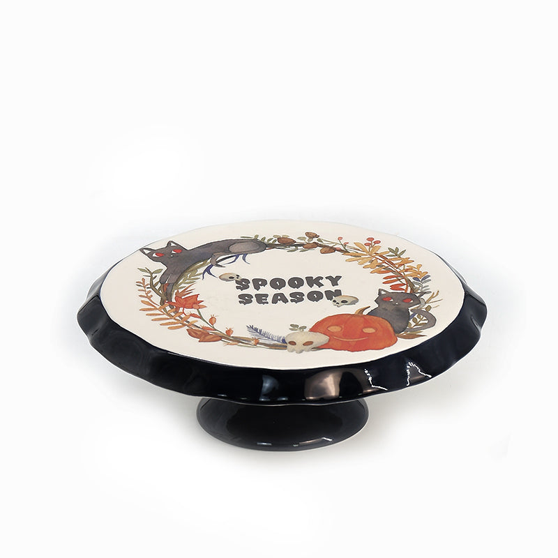 Ceramic Dinnerware Set Halloween Dinner Plate Cake Plate Kitchenware