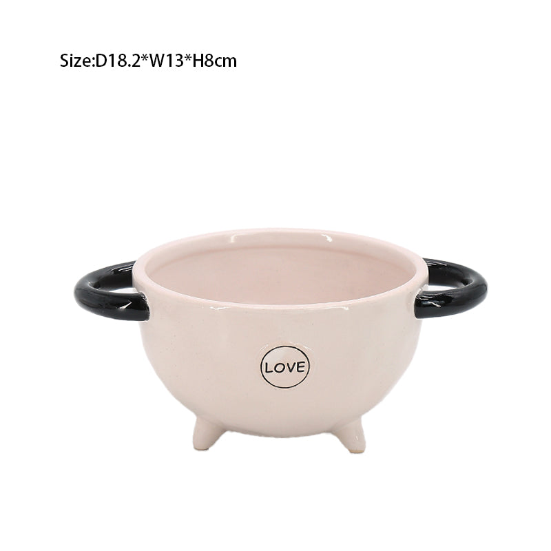Popular 4 Piece Scandinavian Tableware Set Light Pink Tableware Plate Patterns Luxury Ceramic Tableware