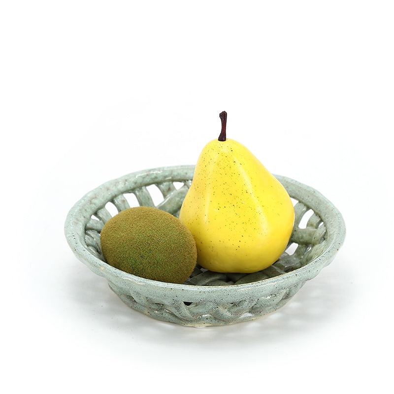 Handmade Kitchen Fruit Basket Vegetable Drain Storage Basket Decoration