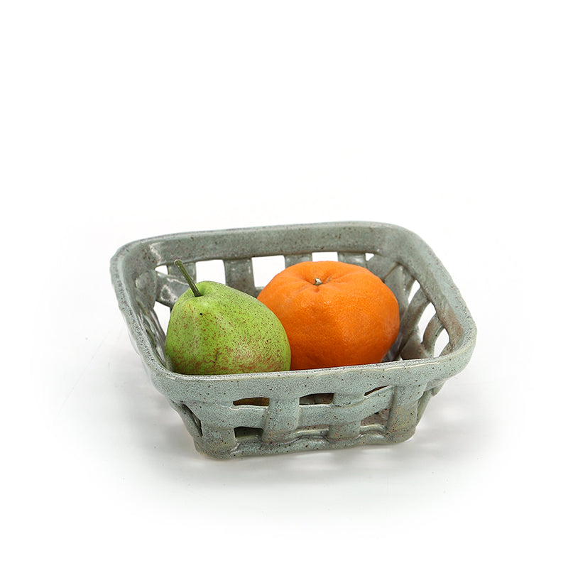 Handmade Kitchen Fruit Basket Vegetable Drain Storage Basket Decoration