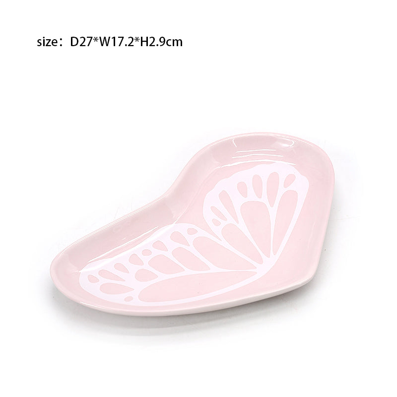 Butterfly Tableware Sets Wholesale Butterfly Tableware  Design Ceramic Tableware  Tableware Sets Luxury Tableware  Fine Bone China Plate Dinnerware Set