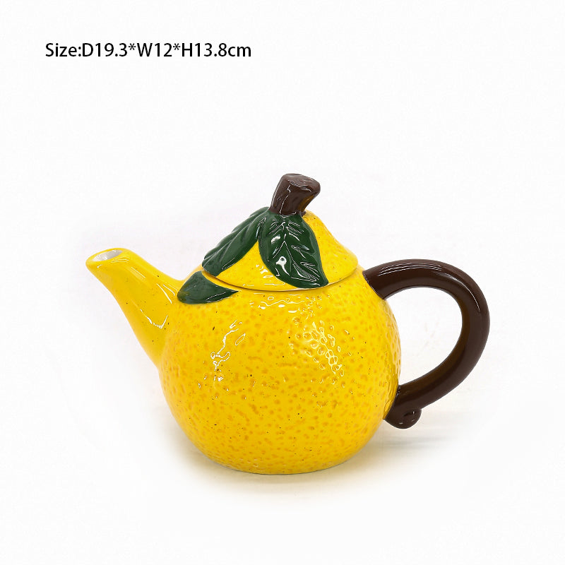 2023 Inexpensive Creative Promotional Gifts Ceramic Coffee & Tea Mug Tableware Set Fruit & Lemon Mugs