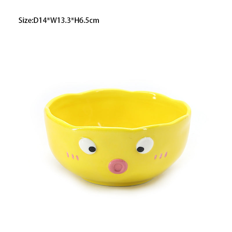 Cute Cute Plate Porcelain Factory Crafts Ceramic Fruit Plate Home Food Tray
