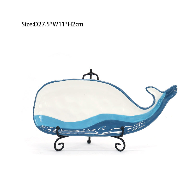 Cartoon Ocean Hand Painted Whale Mug Ceramic Mug  3d Animal Mug Kitchen Tableware Customised Coffee Mugs
