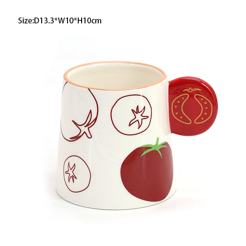 Tomato Pattern Ceramic Kitchen Utensils Ceramic Kitchenware Set Tableware Ceramic Tableware Set Collection Kitchenware Ceramic Speciality