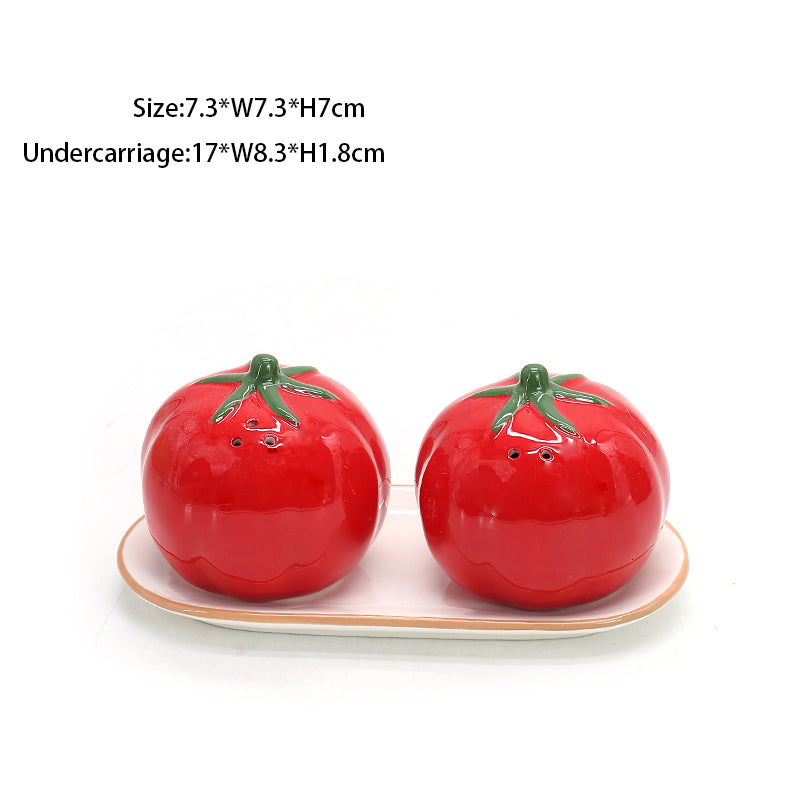 Tomato Pattern Ceramic Kitchen Utensils Ceramic Kitchenware Set Tableware Ceramic Tableware Set Collection Kitchenware Ceramic Speciality