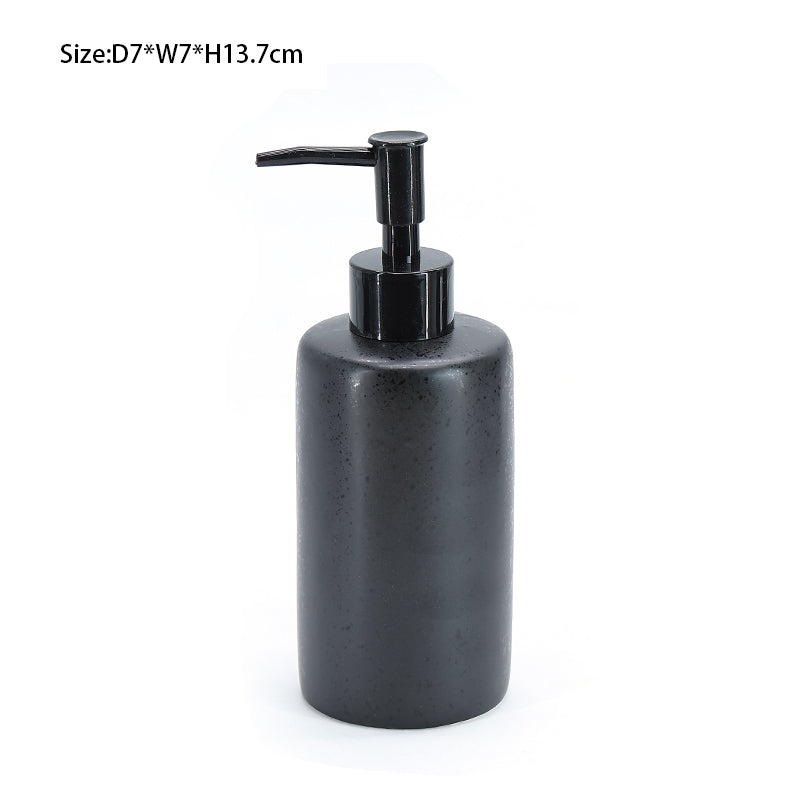 Modern European Style Black White Flower Matte Home Bathroom 4 Piece Set (Total 4 Pieces) Luxury Bathroom Products Hotel Supplies