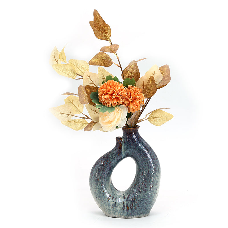 Home Decoration  Scandinavian Modern Style  Rustic Modern  Decoration  Ceramics Wholesale  Ceramic Vase  Artificial Plant Vase