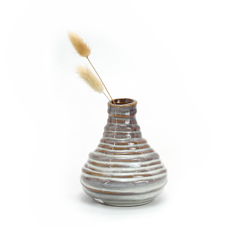 Modern Rustic Farmhouse  Ceramic Vase Terrocatta  and  Color Flower Vase Home Accessories Accents Table Centerpiece