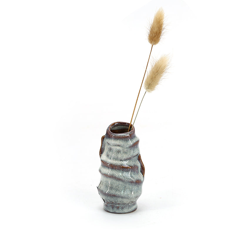 Set of 11 Small  Ceramic Bud Vases for Home Decor | Boho Vases for Dry Flowers + House Plants | Wedding, Home, Centerpiece, Modern, Minimalist