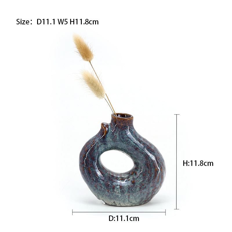 Home Decoration  Scandinavian Modern Style  Rustic Modern  Decoration  Ceramics Wholesale  Ceramic Vase  Artificial Plant Vase