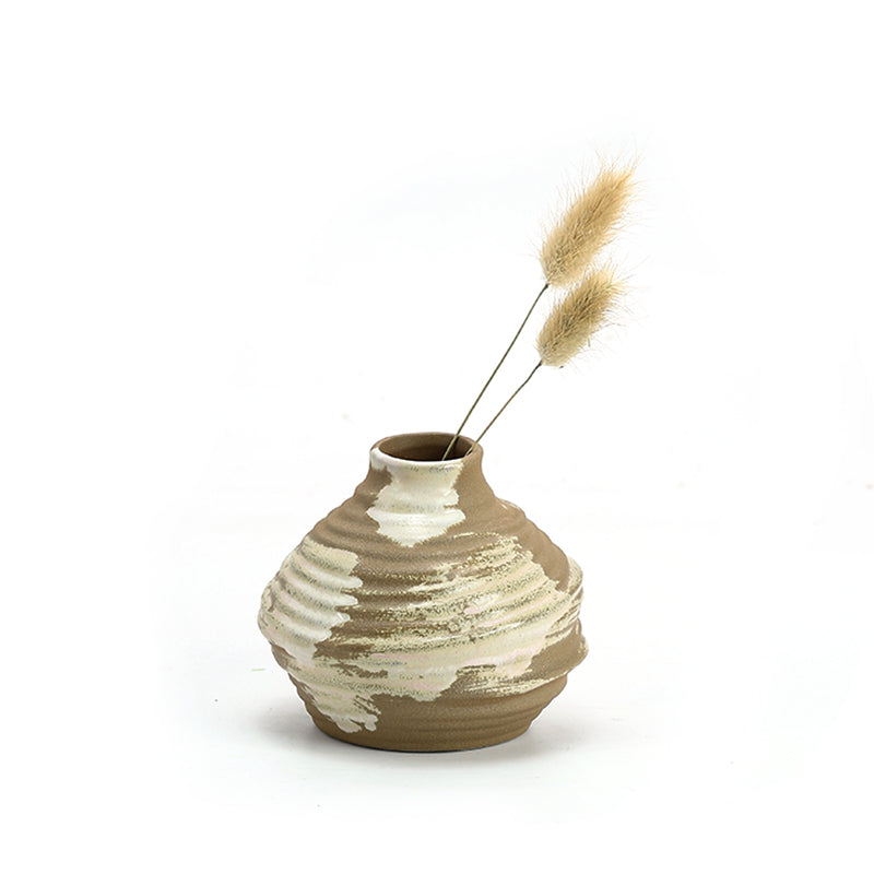 Original Coarse pottery Flower Vase Wabi sabi Style Vase Ceramics Vase For Home Decor Creative Table Decoration