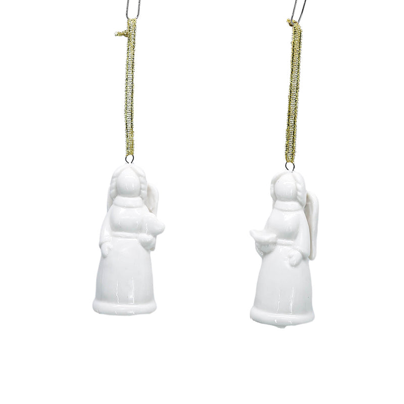 Christmas Ceramic decoration house with light elegant warmth house decor matte candle holder